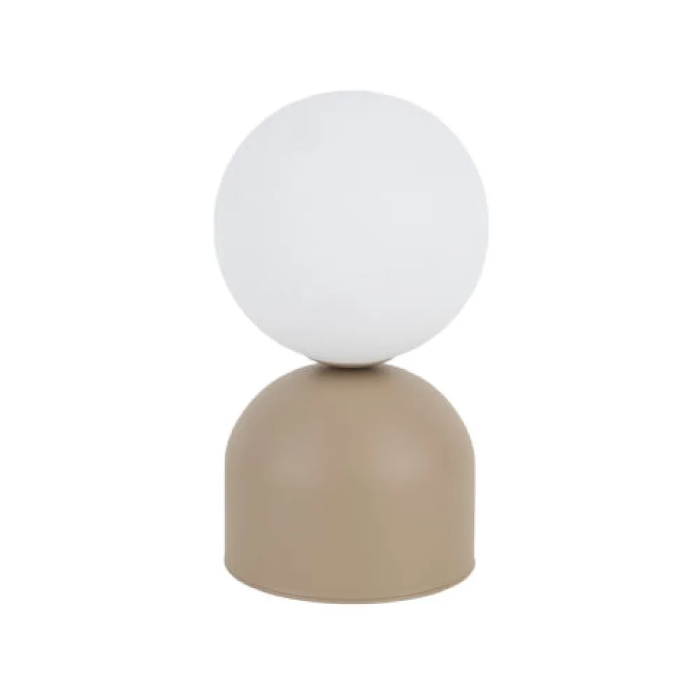 Abat Jour-Selezionato da Mazzolaluce Lampada da comodino sabbia design moderna sfera di vetro