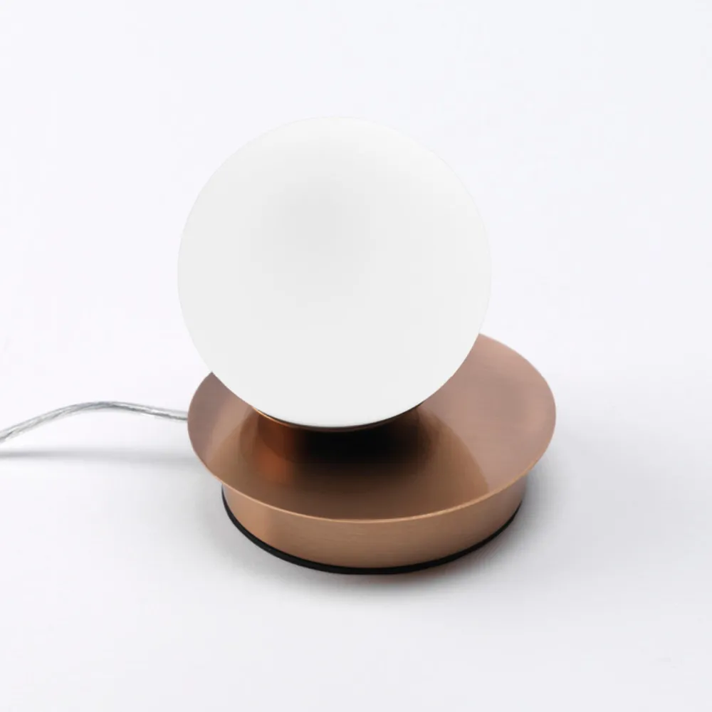 Abat Jour-Vivida International Lampada da comodino vivida pearl abat-jour oro rosa led 4w 3000k