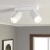 Plafoniere Moderne-Selezionato da Mazzolaluce Lampada da cucina con 2 faretti led orientabili bianchi