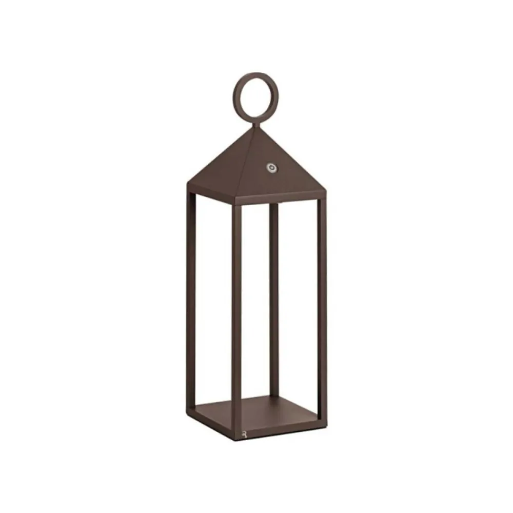 Lampade Da Esterno Giardino-Selezionato da Mazzolaluce Lampada da esterno da terra portatile led corten