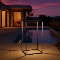 Lampade Da Esterno Giardino-Ideal Lux Lampada da esterno ipotesi pt h73 nera
