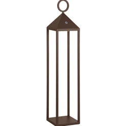 Lampade Da Esterno Giardino-Selezionato da Mazzolaluce Lampada da esterno led lanterna portatile marrone corten