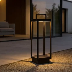 Lampade Da Esterno Giardino-Selezionato da Mazzolaluce Lampada da esterno portatile lanterna luce solare led 3000k