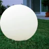 Lampade Da Esterno Giardino-Linea Light Lampada da giardino 75cm led 3000k sfera bianca oh! garden