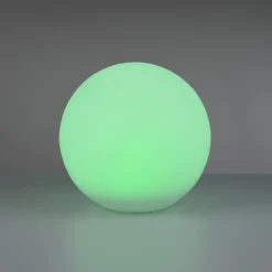 Lampade Da Esterno Giardino-Selezionato da Mazzolaluce Lampada da giardino sfera con picchetto solare led rgb 30cm ip65