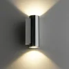 Applique Da Parete-Linea Light Lampada da parete alluminio per salotto biemissione birba