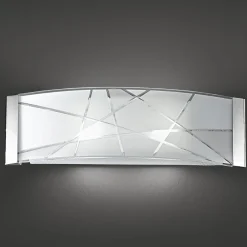 Applique Da Parete-Perenz Illuminazione Lampada da parete applique fish vetro curvo moderno