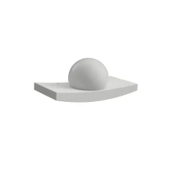 Applique Da Parete-Selezionato da Mazzolaluce Lampada da parete in gesso bianco sfera di vetro moderna