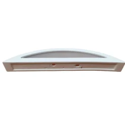 Applique Da Parete-Selezionato da Mazzolaluce Lampada da parete in gesso 74cm applique bianco pitturabile curvo
