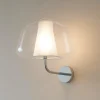 Applique Da Parete-Top Light Lampada da parete in vetro trasparente toplight