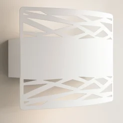 Applique Da Parete-Selezionato da Mazzolaluce Lampada da parete moderna da parete design metallo bianco