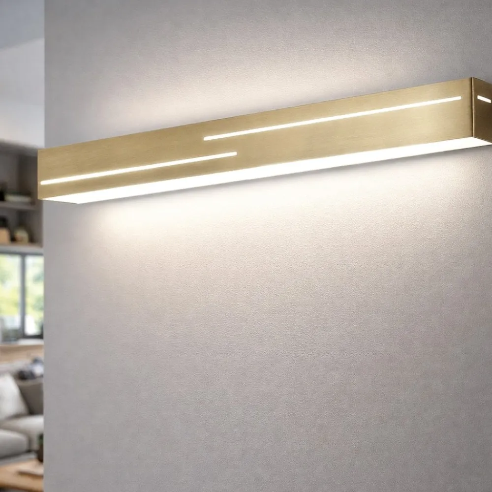 Applique Da Parete-Fabas Luce Lampada da parete oro ottone moderna bunny led 24w 3000k