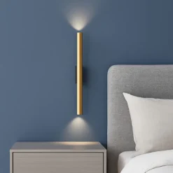 Applique Camera Da Letto-Selezionato da Mazzolaluce Lampada da parete per comodino applique cilindro ottone