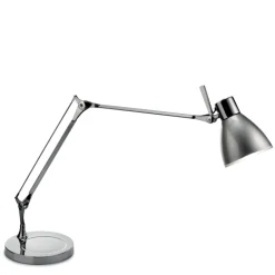 Lampade Da Tavolo-Selezionato da Mazzolaluce Lampada da scrivania braccio orientabile grigio moderna