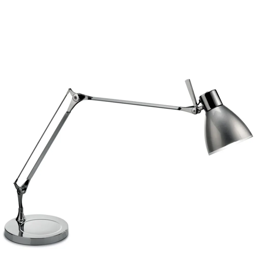 Lampade Da Tavolo-Selezionato da Mazzolaluce Lampada da scrivania braccio orientabile grigio moderna