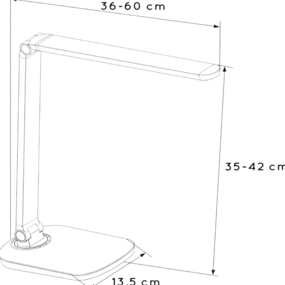 Lampade Da Tavolo-Selezionato da Mazzolaluce Lampada da scrivania design moderna orientabile led 10w dimmerabile