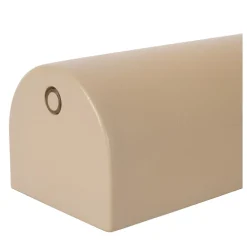 Lampade Da Tavolo-Selezionato da Mazzolaluce Lampada da scrivania design moderna tortora led 2700k dimmerabile