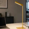 Lampade Da Tavolo-Selezionato da Mazzolaluce Lampada da scrivania giallo ocra design moderna
