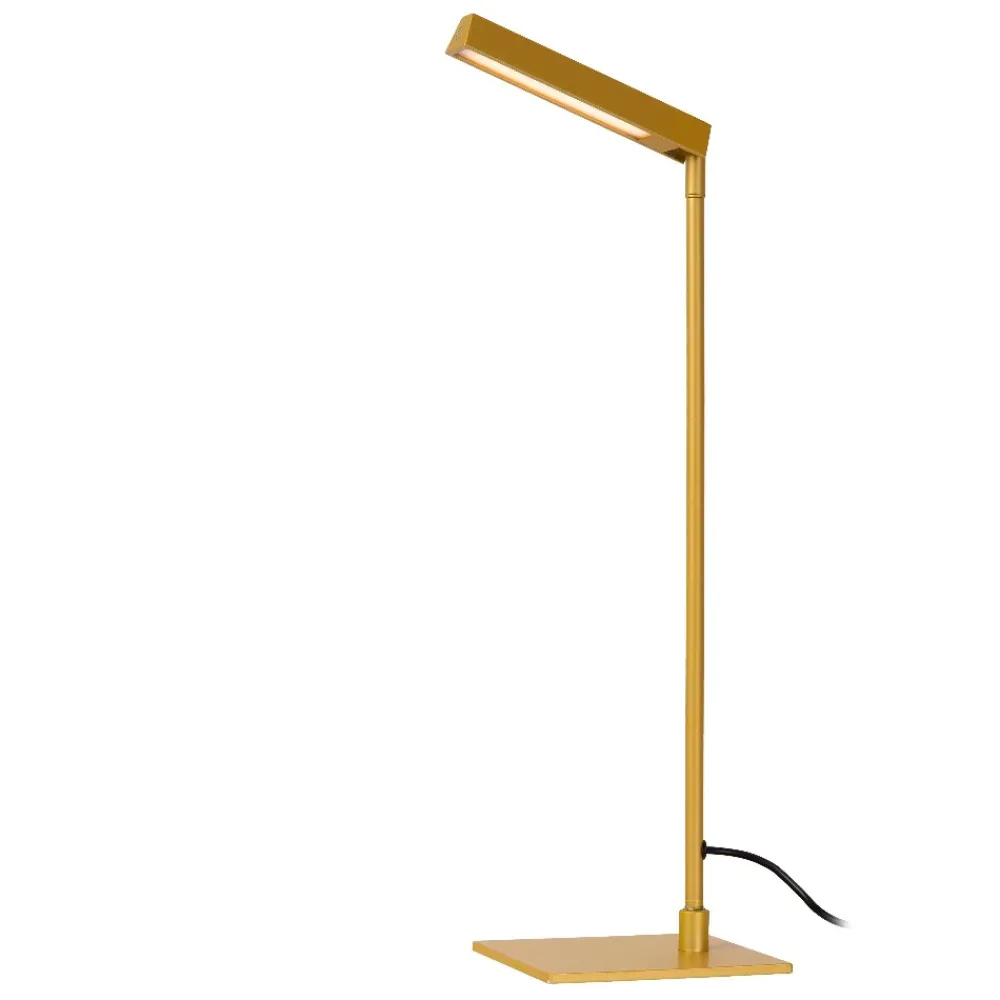 Lampade Da Tavolo-Selezionato da Mazzolaluce Lampada da scrivania giallo ocra design moderna