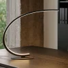 Lampade Da Tavolo-Gea Luce Lampada da scrivania iole design moderna titanio led 3000k
