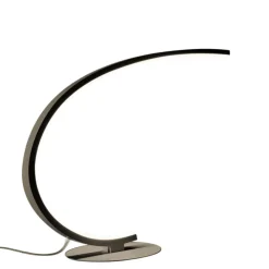 Lampade Da Tavolo-Gea Luce Lampada da scrivania iole design moderna titanio led 3000k