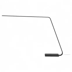 Lampade Da Tavolo-Stilnovo Lampada da scrivania lama led 9w 3000k touch dimmerabile nera