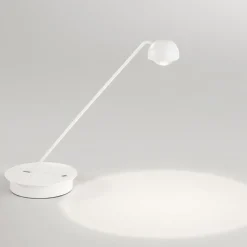 Lampade Da Tavolo-Perenz Illuminazione Lampada da scrivania lyra bianca led cct moderna