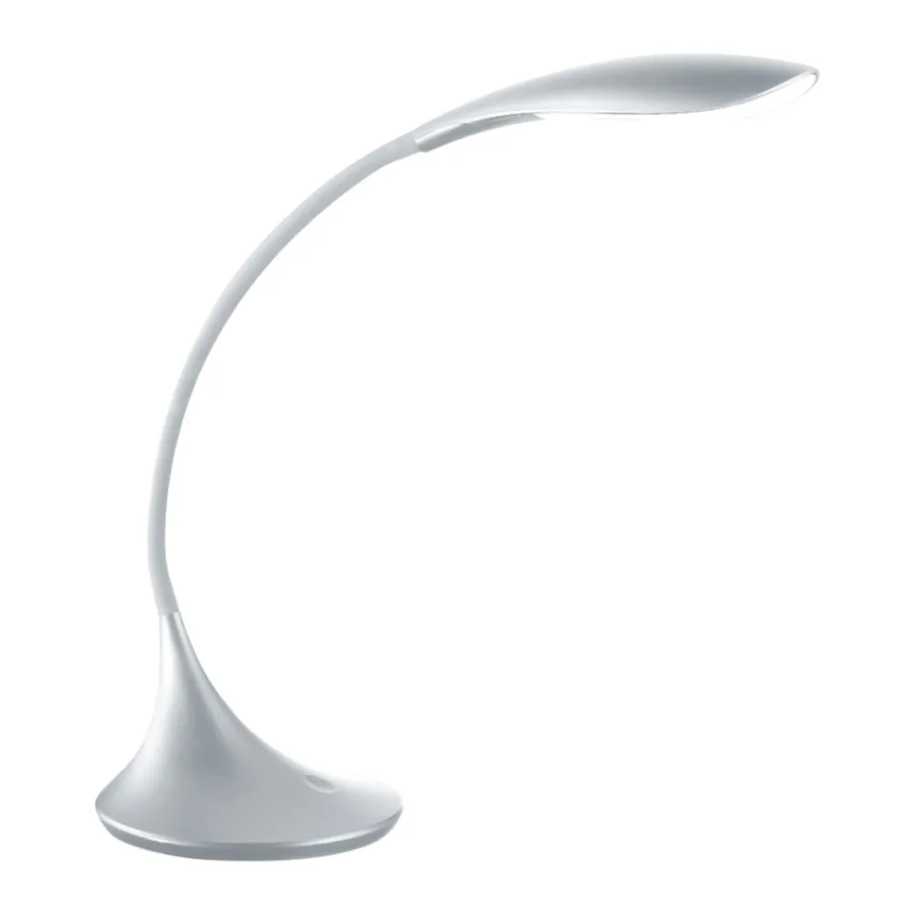 Lampade Da Tavolo-Gea Luce Lampada da scrivania moderna nunki grigio