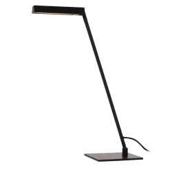 Lampade Da Tavolo-Selezionato da Mazzolaluce Lampada da scrivania nera design moderna sottile led 3w 2700k