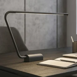Lampade Da Tavolo-Selezionato da Mazzolaluce Lampada da scrivania nera moderna led 6,5w 2600k touch dimmer