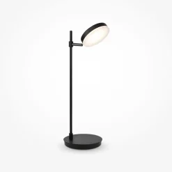 Lampade Da Tavolo-Maytoni Lampada da scrivania orientabile nera led 63w 3000k fad