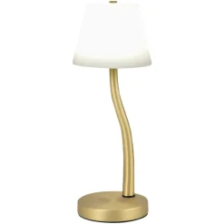 Lampade Da Tavolo-Fabas Luce Lampada da scrivania oro ottone design moderna ibla