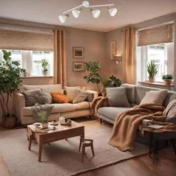 Plafoniere Moderne-Selezionato da Mazzolaluce Lampada da soffitto bianca con faretti led orientabili