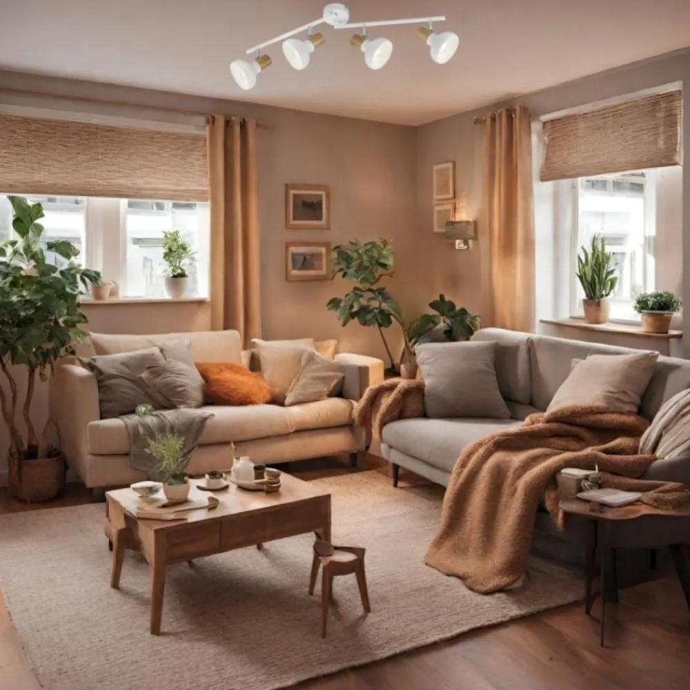Plafoniere Moderne-Selezionato da Mazzolaluce Lampada da soffitto bianca con faretti led orientabili
