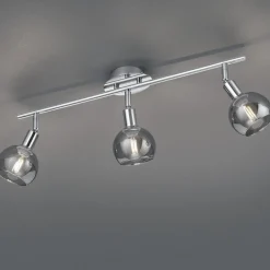 Plafoniere Moderne-Selezionato da Mazzolaluce Lampada da soffitto 3 luci led orientabile sfere vetro
