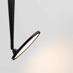 Plafoniere Moderne-Selezionato da Mazzolaluce Lampada da soffitto plafoniera nera spot disco orientabile