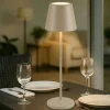 Lampade Da Tavolino Esterno-Perenz Illuminazione Lampada da tavolino alta 39cm portatile diva sabbia perenz