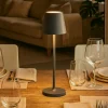 Lampade Da Tavolino Esterno-Perenz Illuminazione Lampada da tavolino h 28 cm minidiva grigio scuro