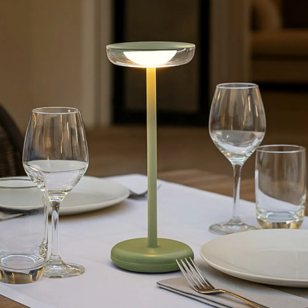Lampade Da Tavolino Esterno-Perenz Illuminazione Lampada da tavolino per esterno portatile verde salvia soap perenz