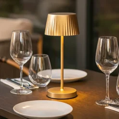 Lampade Da Tavolino Esterno-Ondaluce Lampada da tavolino per esterno oro led 3w 3000k lt macao