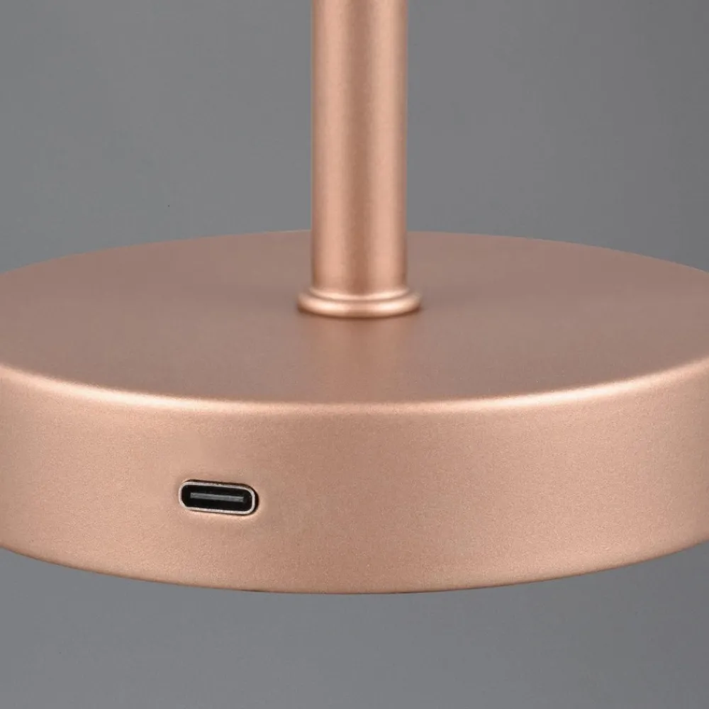 Lampade Da Tavolino Esterno-Selezionato da Mazzolaluce Lampada da tavolino per ristorante senza fili marrone caffe per esterno