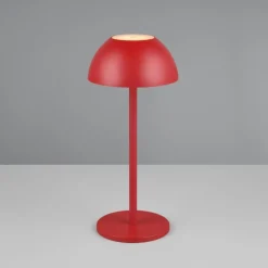Lampade Da Tavolino Esterno-Selezionato da Mazzolaluce Lampada da tavolino portatile senza fili rossa led moderna