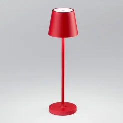 Lampade Da Tavolino Esterno-Perenz Illuminazione Lampada da tavolino rossa minidiva h28 cm