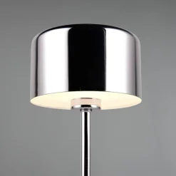 Lampade Da Tavolino Esterno-Selezionato da Mazzolaluce Lampada da tavolino senza fili cromata ricaricabile portatile