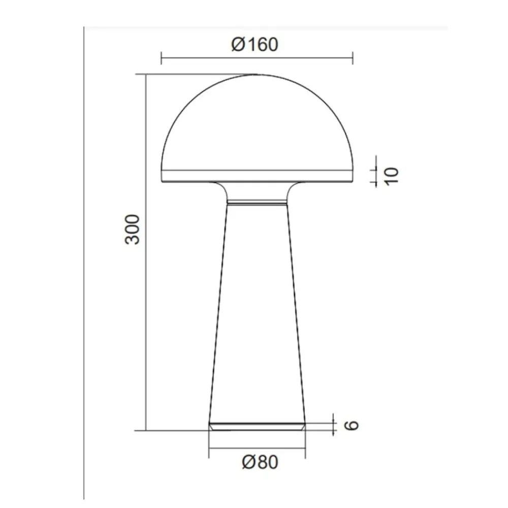 Lampade Da Tavolino Esterno-Selezionato da Mazzolaluce Lampada da tavoli per esterno antracite portatile ricaricabile
