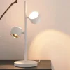Lampade Da Tavolo-Selezionato da Mazzolaluce Lampada da tavolo bianca moderna 2 sfere orientabili led 2700k-6500k