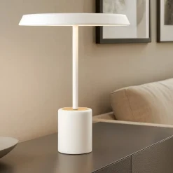 Lampade Da Tavolo-Selezionato da Mazzolaluce Lampada da tavolo bianca moderna led 3000k