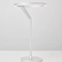 Lampade Da Tavolo-Vivida International Lampada da tavolo bianca moderna led 15w 3000k 4000k vivida meridiana