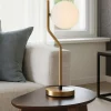 Lampade Da Tavolo-Selezionato da Mazzolaluce Lampada da tavolo boccia vetro oro stile contemporaneo