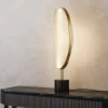 Lampade Da Tavolo-Maytoni Lampada da tavolo breeze struttura oro ottone led 15w 3000k